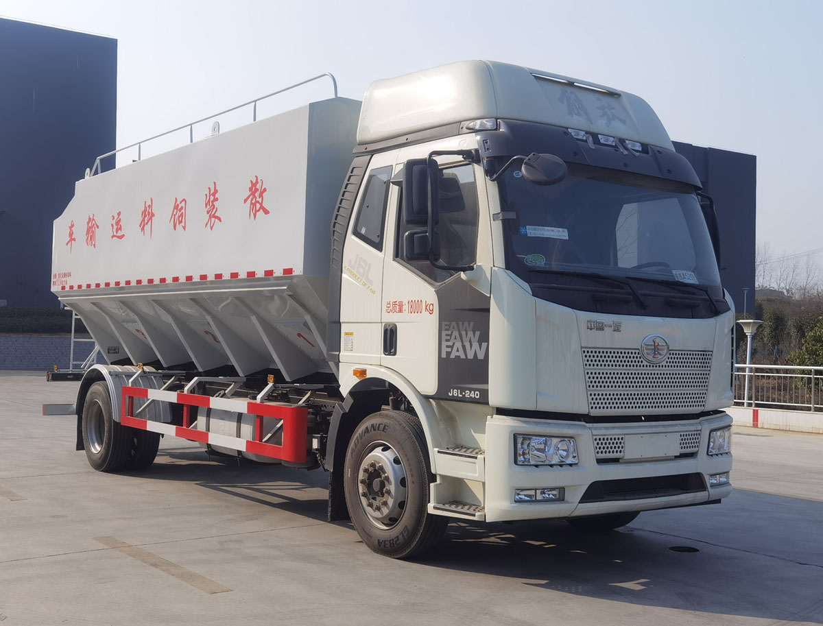 程力威牌CLW5186ZSLC6型散装饲料运输车